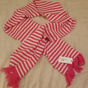 NWT Vineyard Vines Pink & White Scarf